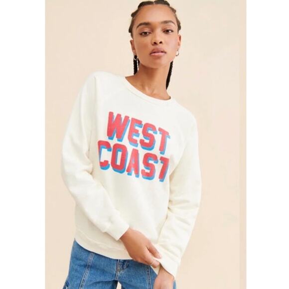 The Original Retro Brand Tops - Womens Original Retro Brand West Coast Crewneck Sweatshirt Size Large